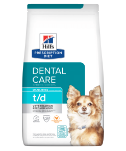 Hill’s Prescription Diet t/d Small Bites Dental Care Dry Dog Food 2.25kg