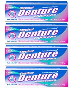 Dr.Sheffield Staydent Denture Adhesive Cream Extra Strength 2.4oz