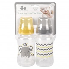 BabyKing Wide Neck Bottles (2 Pack) 11oz