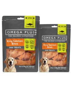 Omega Plus King Salmon Bites Dog Treats