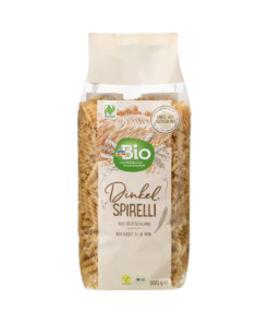 dmBio Nudeln Spirelli aus Dinkel Naturland 500 g