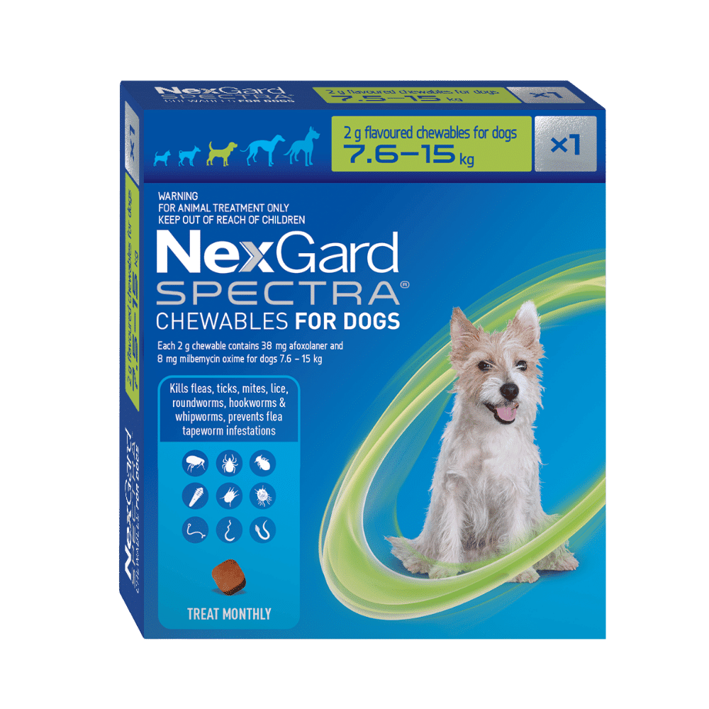 Nexgard Spectra 7.6-15kg Single